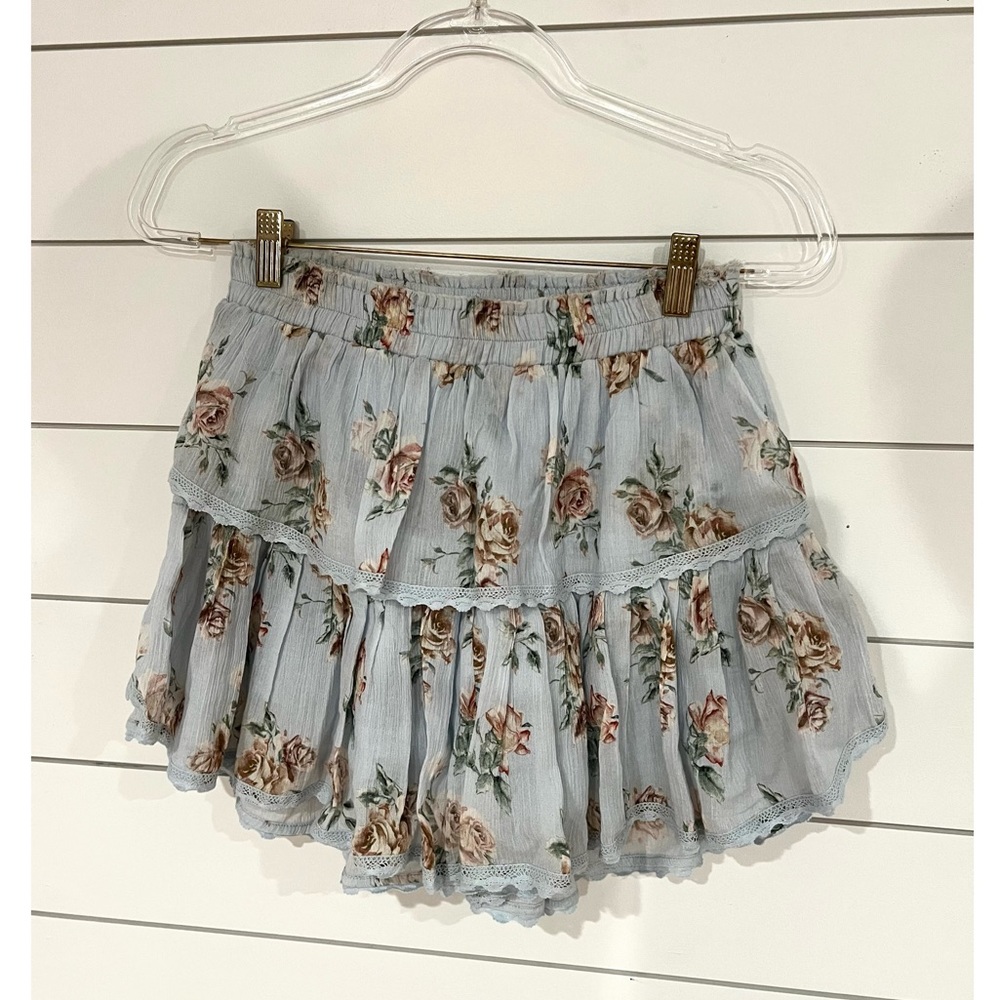 Loveshackfancy ruffle mini skirt